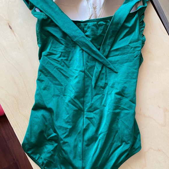 Esther Williams Green Halter Swimsuit - Picture 4 of 4